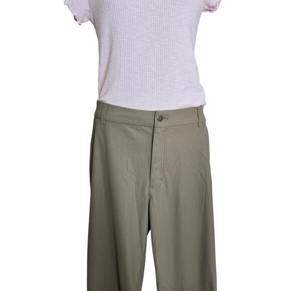 VRST Mens Pants 34x32 Olive Green Casual Golf Business Travel Chino Pockets‎ - Picture 3 of 9